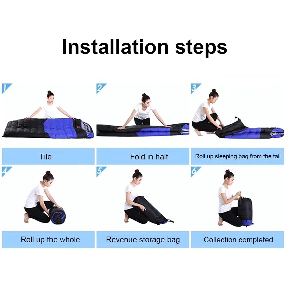 Спальный мешок с электроподогревом ультралегкий водонепроницаемый Зимний