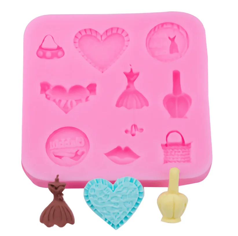 

Детская форма силиконовая форма для тиснения торта с мастикой фотография сахара художественная форма C002