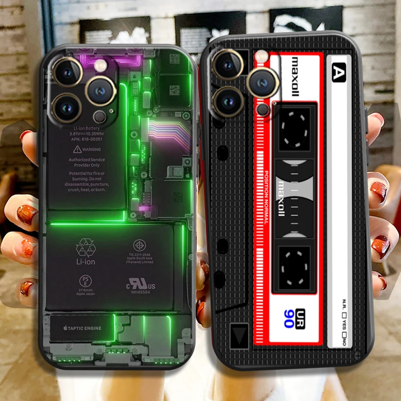 

Vintage Cassette Nokia Game Boy For Apple iPhone 13 12 11 Pro 13 12 Mini X XR XS Max 5 5s 6 6S 7 8 Plus SE2020 Phone Case Back