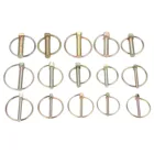 Высокопрочные стальные булавки DRELD 1052 шт. для лодок, тракторов, прицепов, грузовиков, булавки, кольцевые зажимы для сельскохозяйственных прицепов, грузовиков, косилок