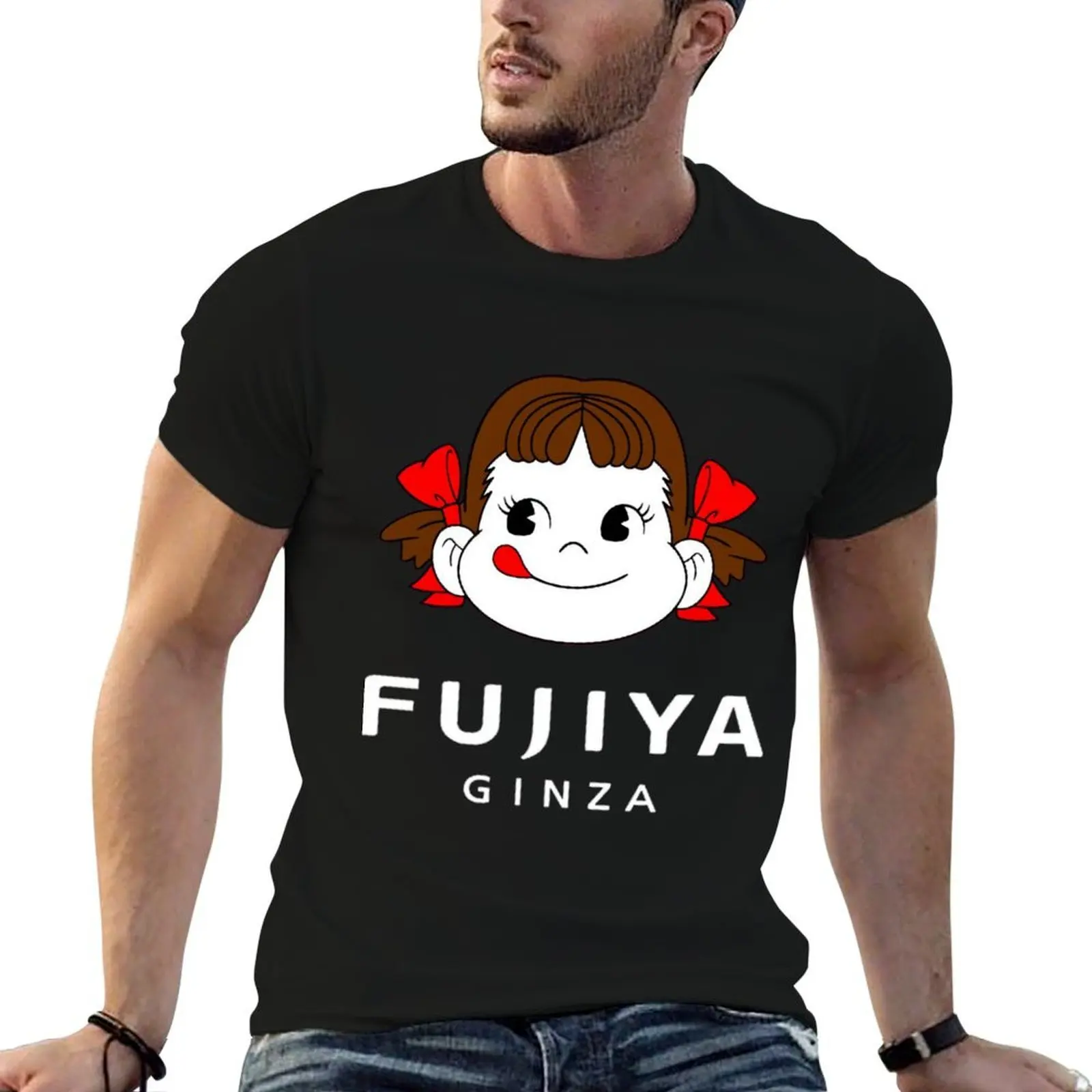 Фото Футболка Milky Peko-chan Ginza, технологичная футболка с охлаждающим эффектом №1
