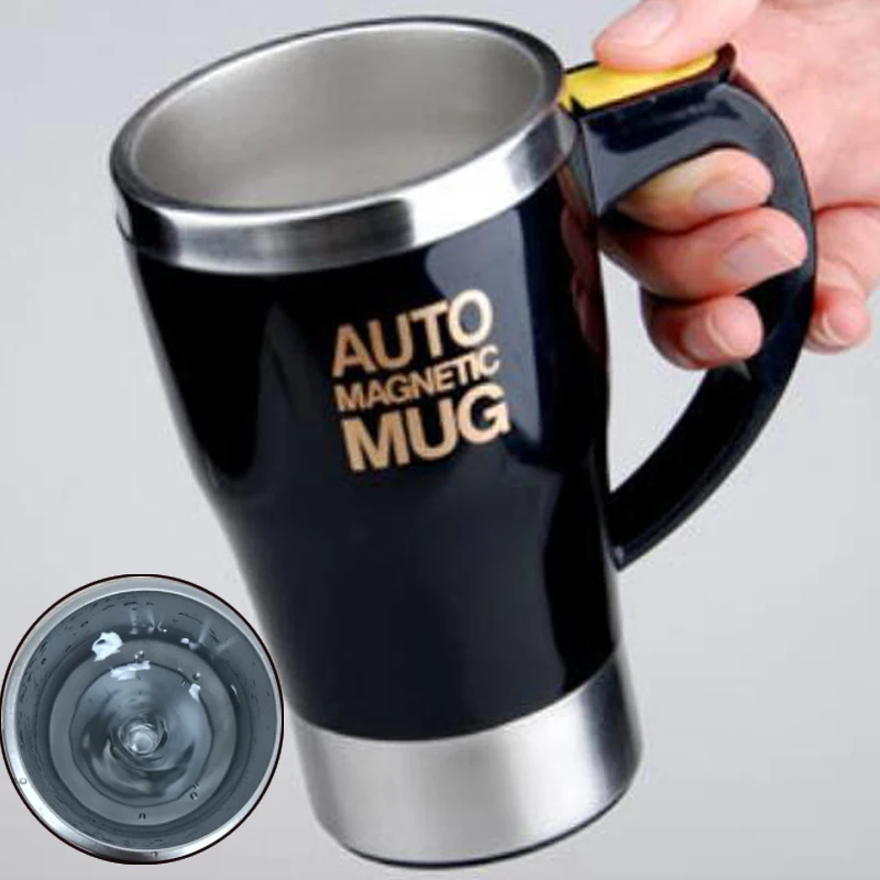 Чашка-миксер для кофе молока нержавеющая сталь 430 мл