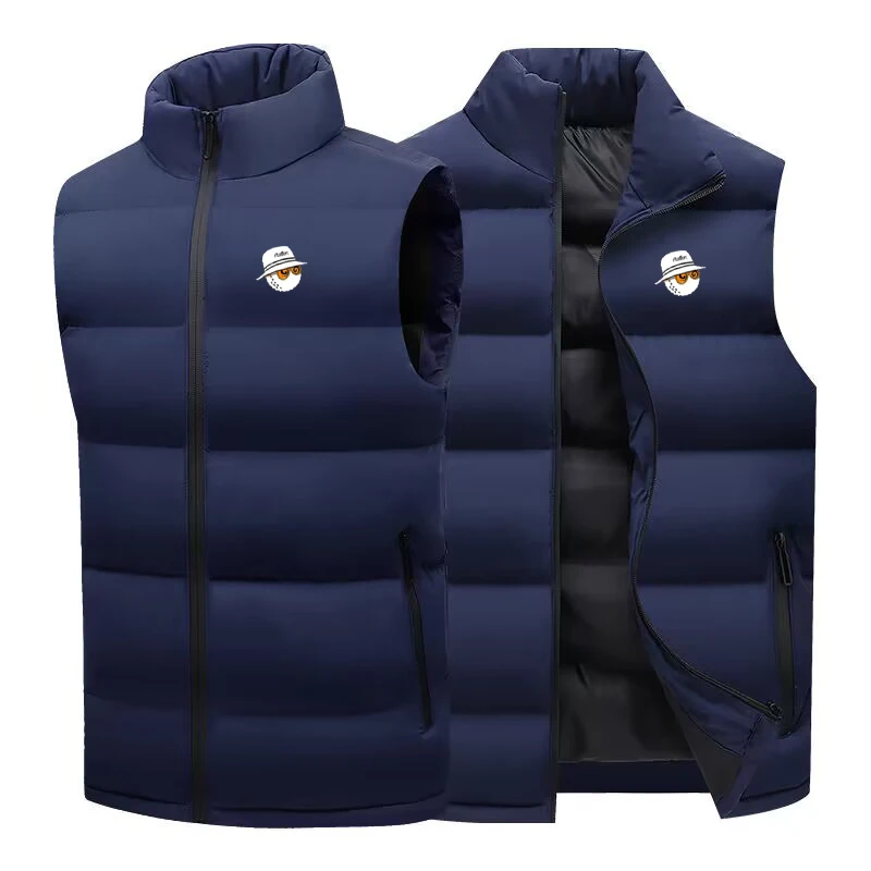 

Men golf wear Down Jacket Golf Vests Zipper Horse Male Windbreak Warm Men Golf clothing men Malbon Golf 2023 golf horse