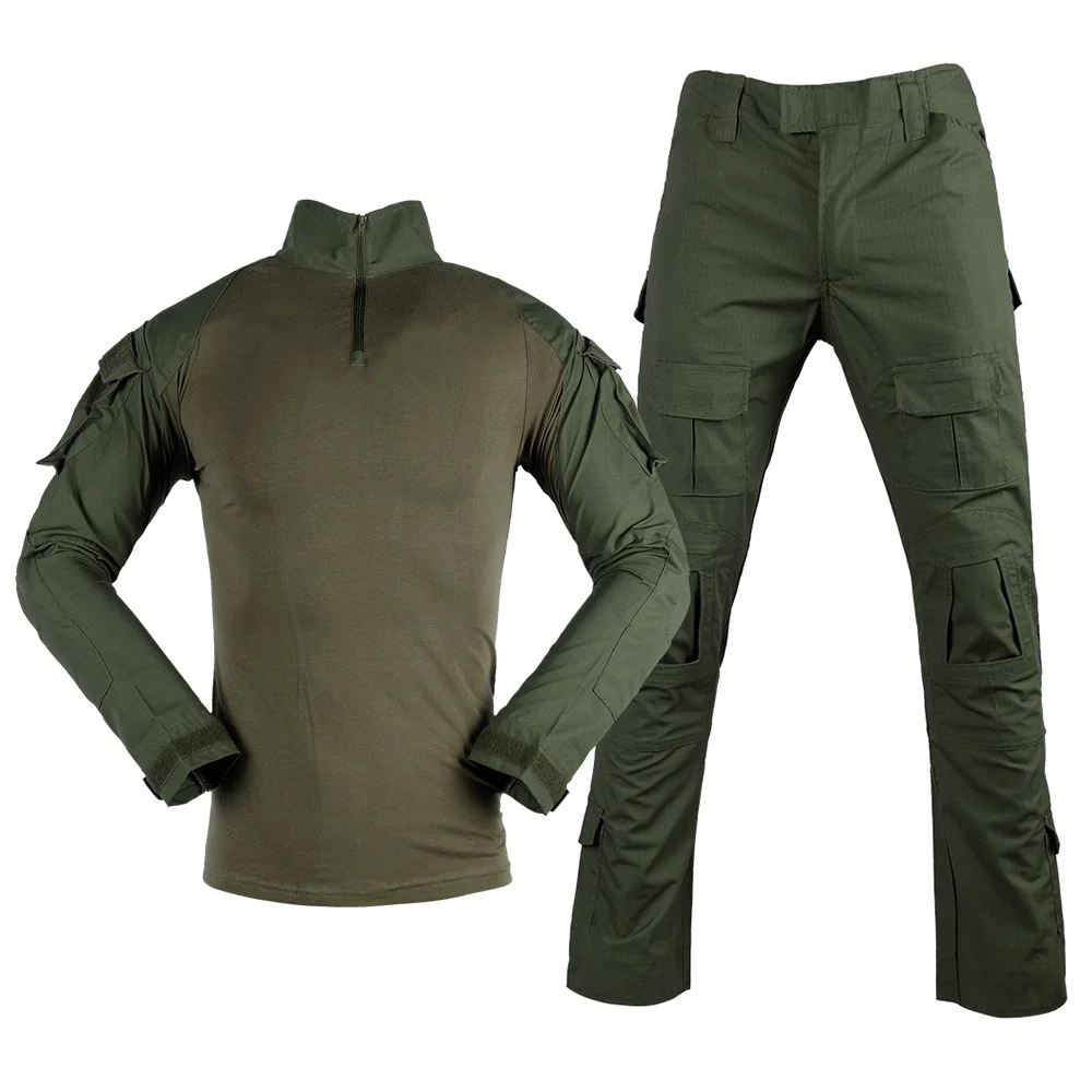 

FRONTER Autumn Combat Military Uniform G2 Tactical Suit CVC 60/40 Breathable Soft Fabric Army Pant's and Shirt Airsoft Paintball
