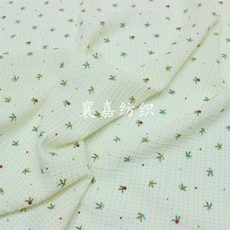 Двойной марлевый креп маленький цветок детская одежда пижамы одеяло нагрудник