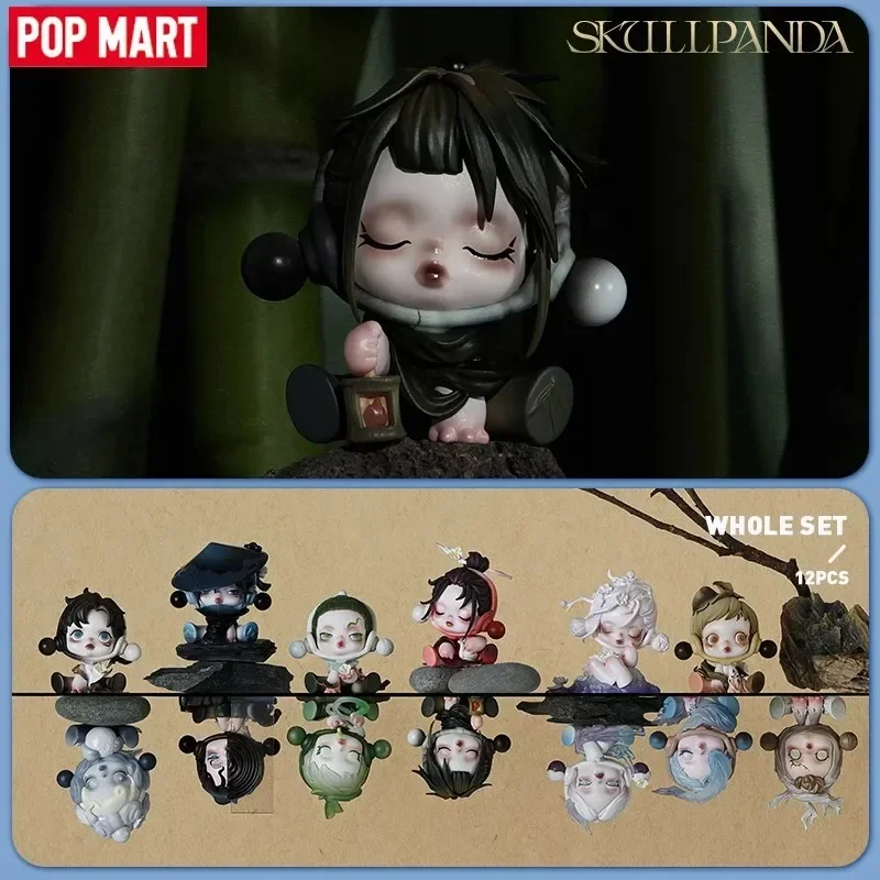 Фото POP MART SKULLPANDA The Ink Plum Blossom Series Blind Box Toys Guess Bag Mystery Box Mistery Caixa Фигурка Surpresa Cute №3