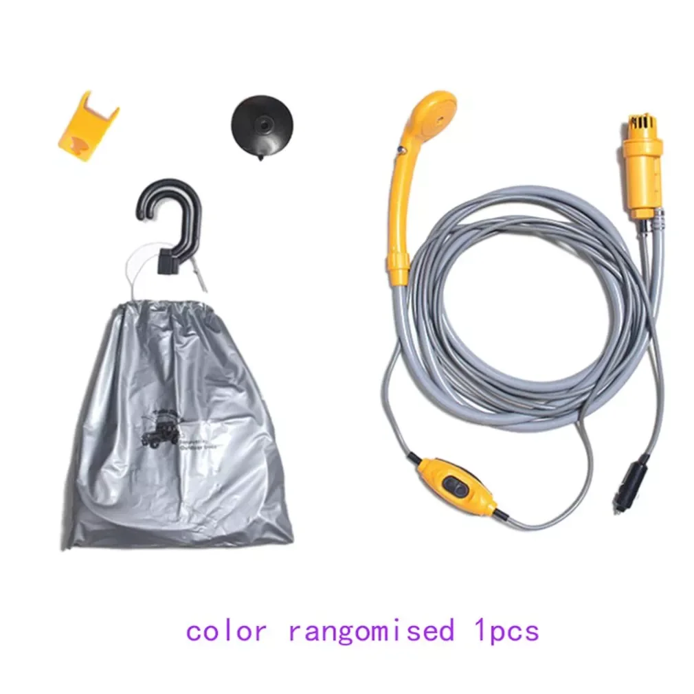 

NEW2023 Car Washer 12V Portable Car Shower Washer Set Outdoor Camping Car Wash Travel Cleaning Tool