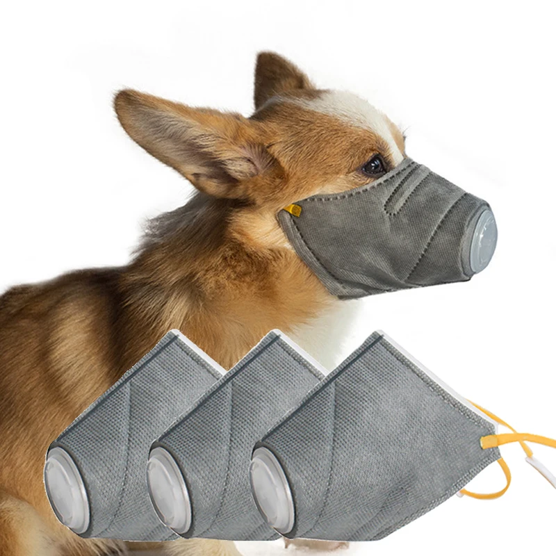 

1/3/5Pcs Dogs Anti-fog Haze Masks Anti Dust Gas Pollution Muzzle Dog Soft Face Cotton Mouth Mask Pet Respiratory PM2.5 Filter