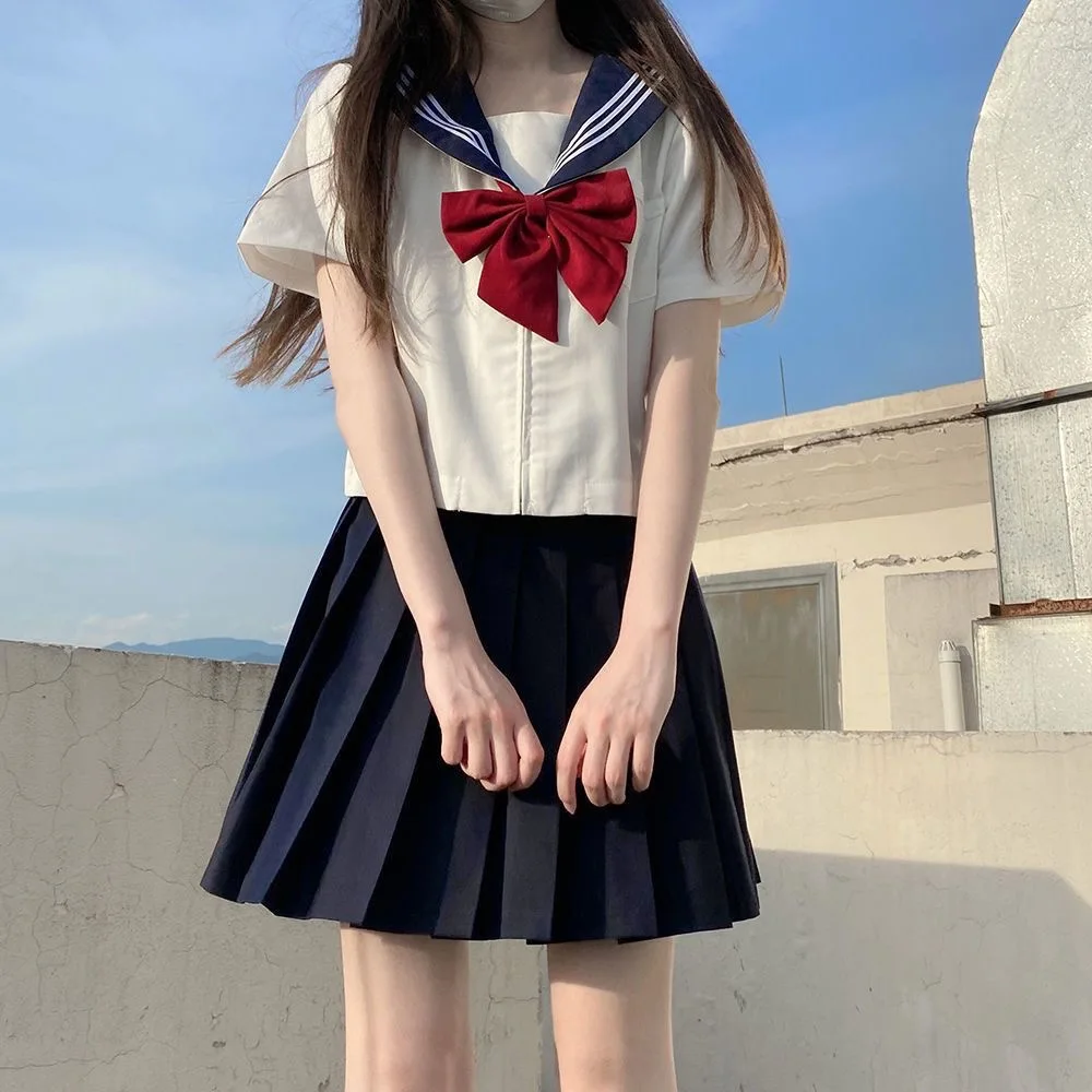 Новая школьная форма в японском стиле для студенток корейская мода женский
