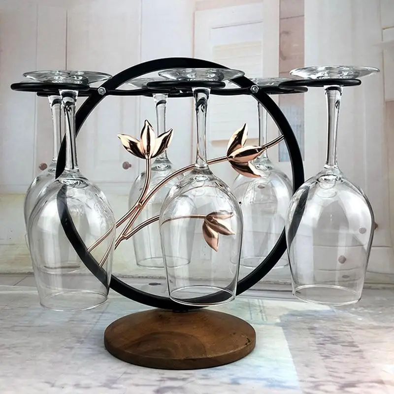 

Wine Glass Storage Rack Free Punching Wine Glass Holder Rack Reliable Juice Container Glass Hanger Dining Table Drinkware Setter