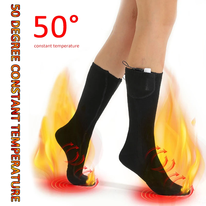 

Heated Socks Winter Thermosocks Men's Women's Thermal Heating Foot Warmer Electric Socks Warm Sock Trekking Cycling Equipment