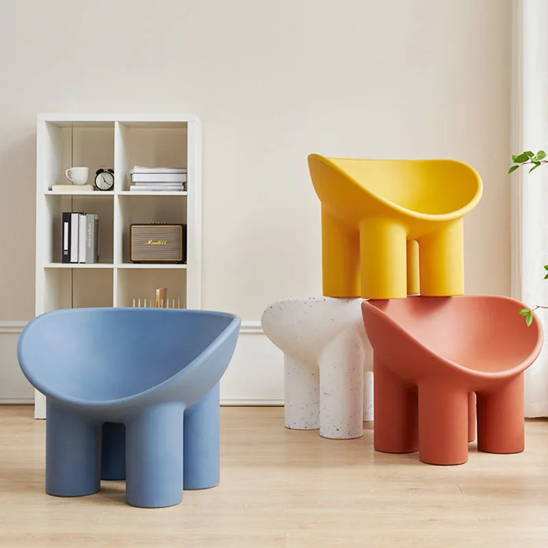 Стул с ножкой слона табуретки одноместный стул креативный для отдыха дома