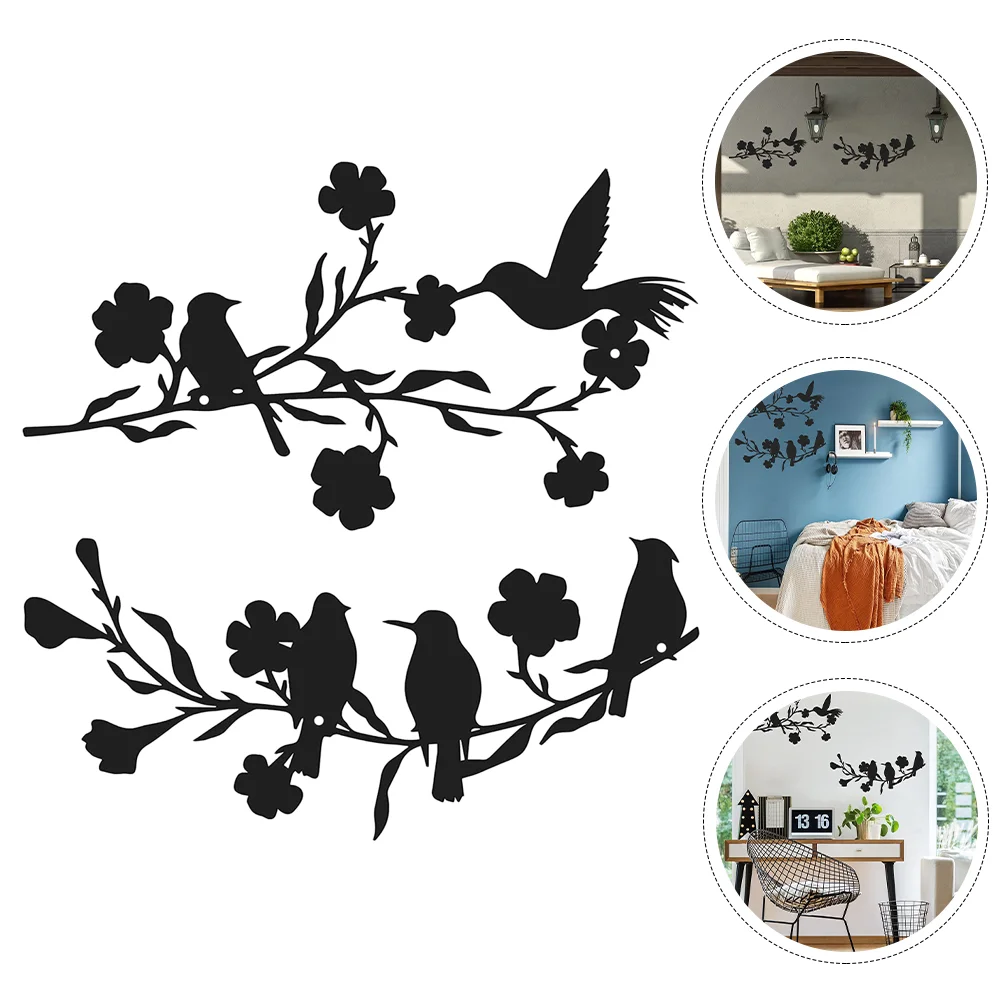 

Настенное искусство, птица, металлическая фотоскульптура, ветка дерева, летающие наклейки, украшение для детской комнаты, силуэт, железная ...