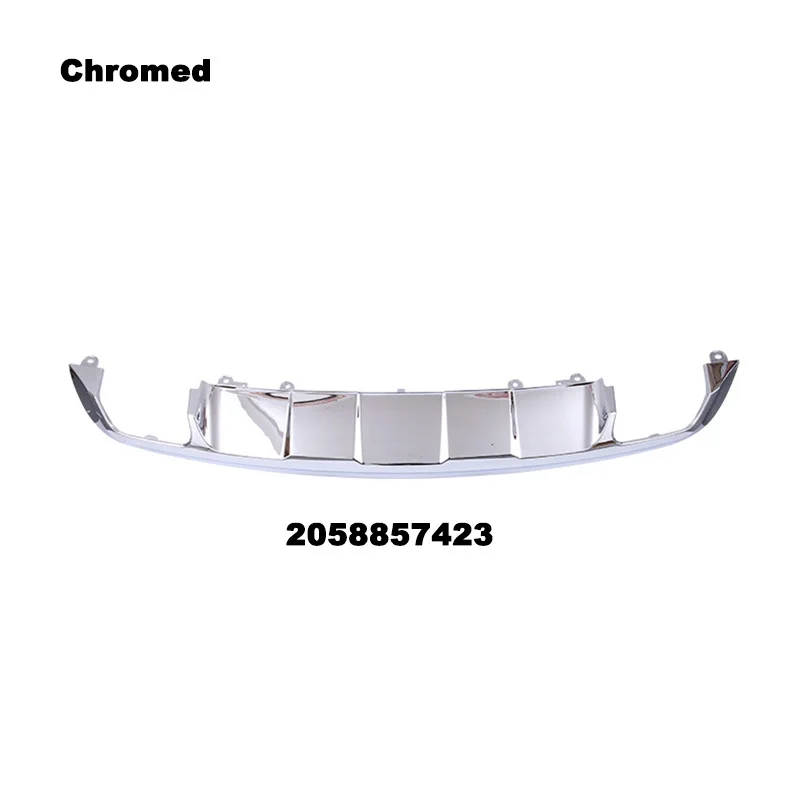 A 2048857423 2048857323 Задний бампер хромированная отделка спойлер диффузор для Mercedes Benz GLK