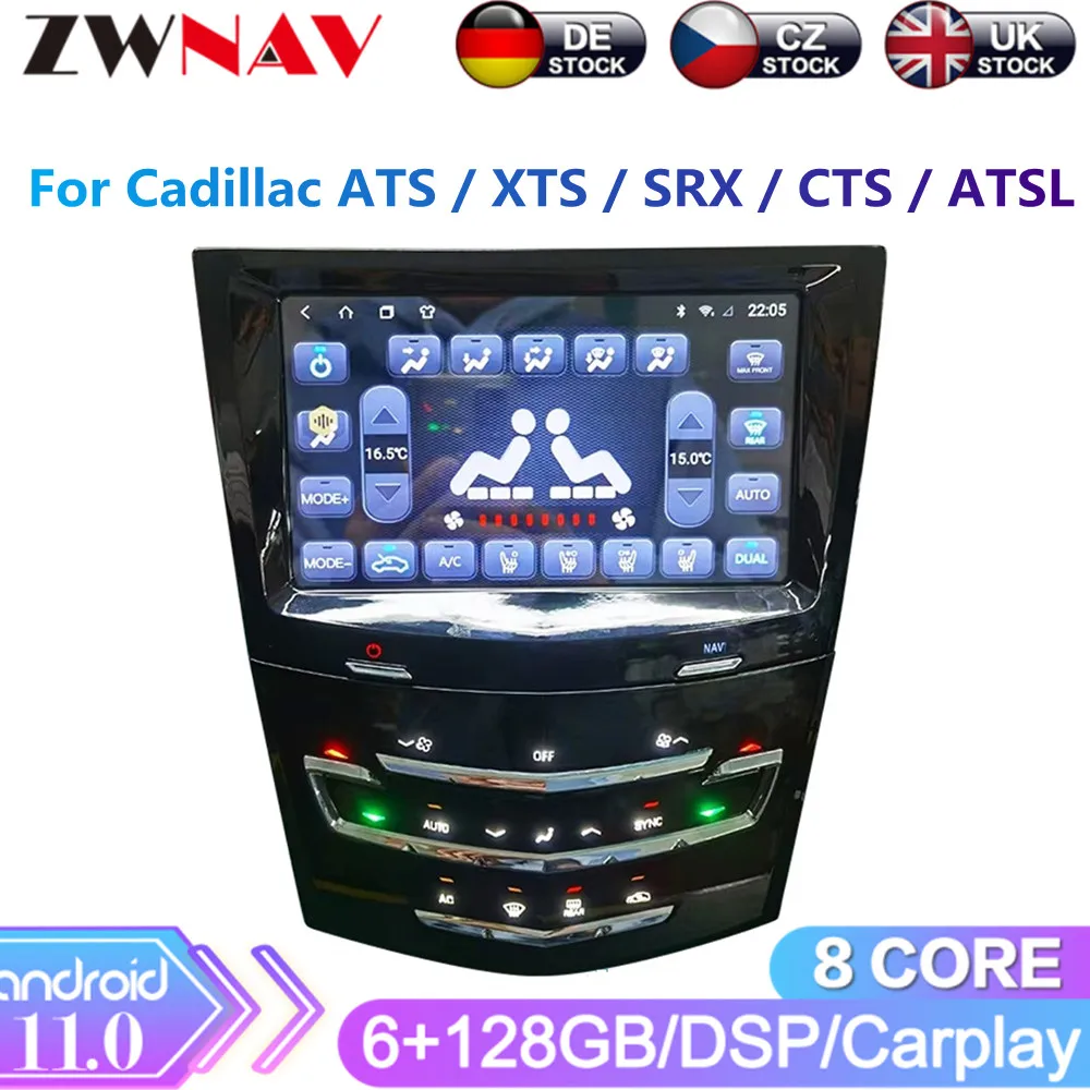 

6+128GB Android 11 For Cadillac ATS XTS CTS SRX CTS ATS-L Car Radio Multimedia Player GPS Navigation Auto Stereo Video Head Unit