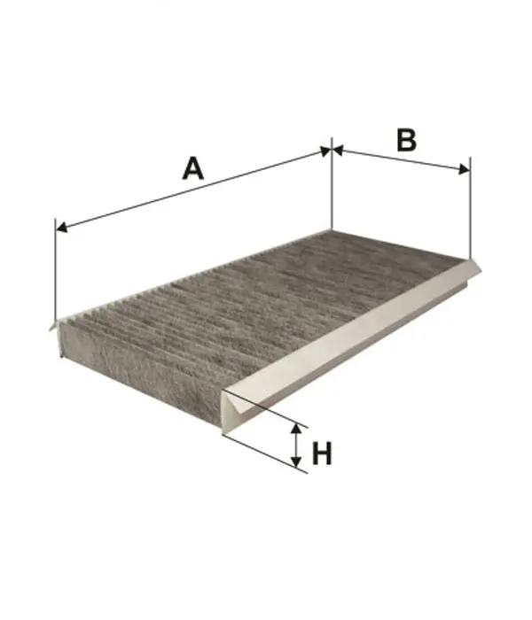 

K1202A для пыльцевого фильтра (carbonlu) Φ W169 0412 Φ W245
