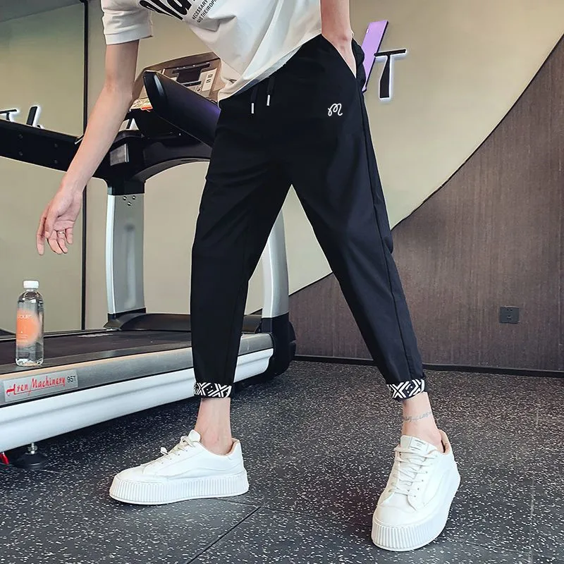 2022 Autumn Malbon Horseshoe Pants Men's Breathable Quick Dry Elastic Men Casual Trousers Clothing Jogger Golf Clothes Man Wear