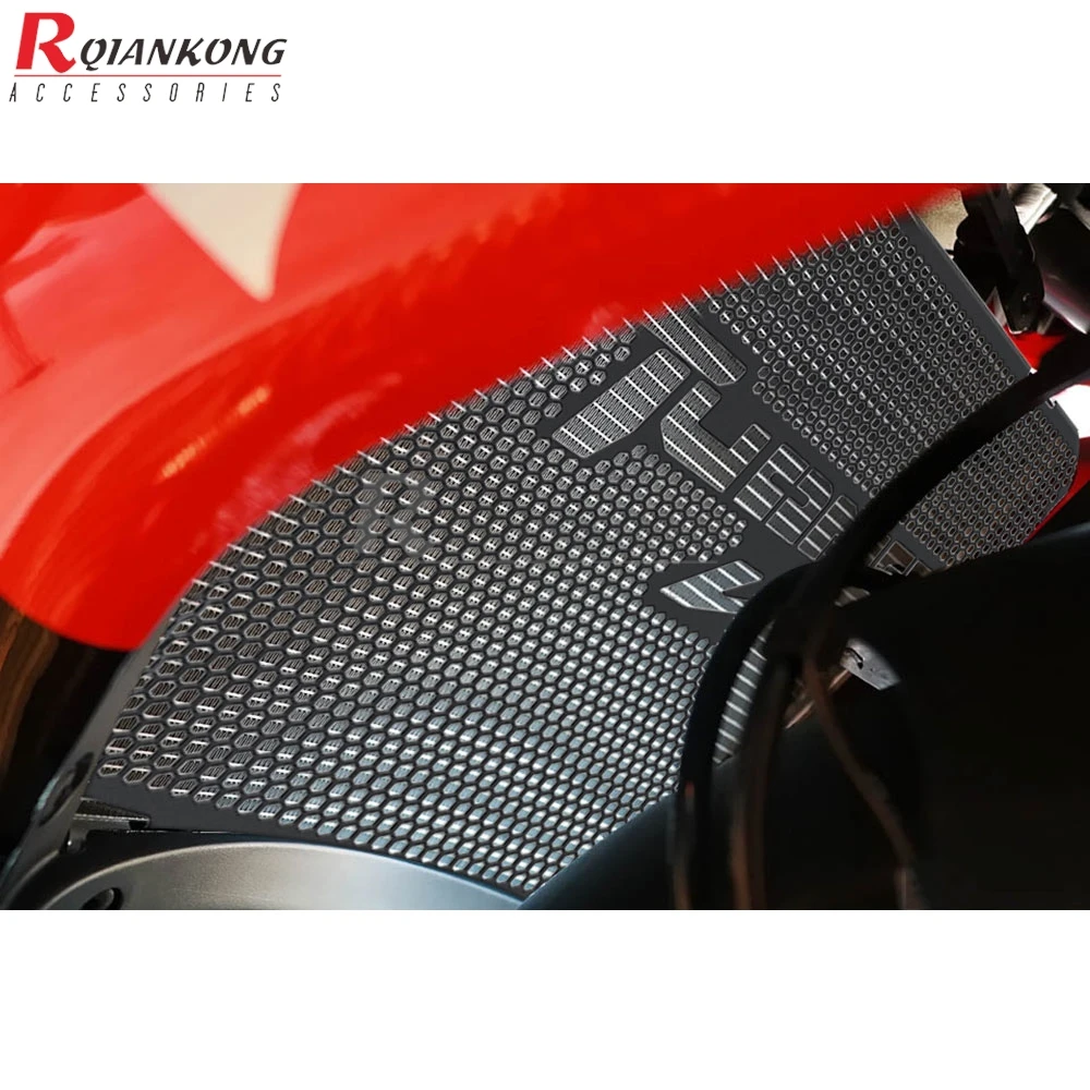 Защита радиатора мотоцикла решетка масляного для Aprilia Tuono V4 1100 RR RF FACTORY 2011 2012 2013 2014