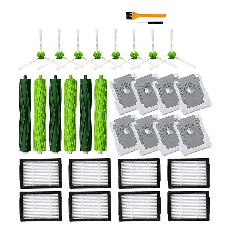 

Replacement Parts Roller Brush Side Brushes HEPA Filters For Irobot Roomba I7 I7+ I3 E5 Vacuum Cleaner Accessories