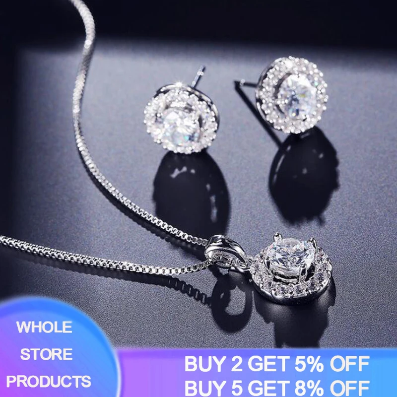

Dubai Tibetan Silver Jewelry Sets Nigerian Wedding Crystal Necklace Earrings Bridal African Jewelry Set Zircon Ethiopian
