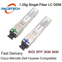 1 25g bidi 3km sc sfp module gigabit sc bidi single fiber sfp tranceiver module compatible with mikrotikciscoubiquitihuawei