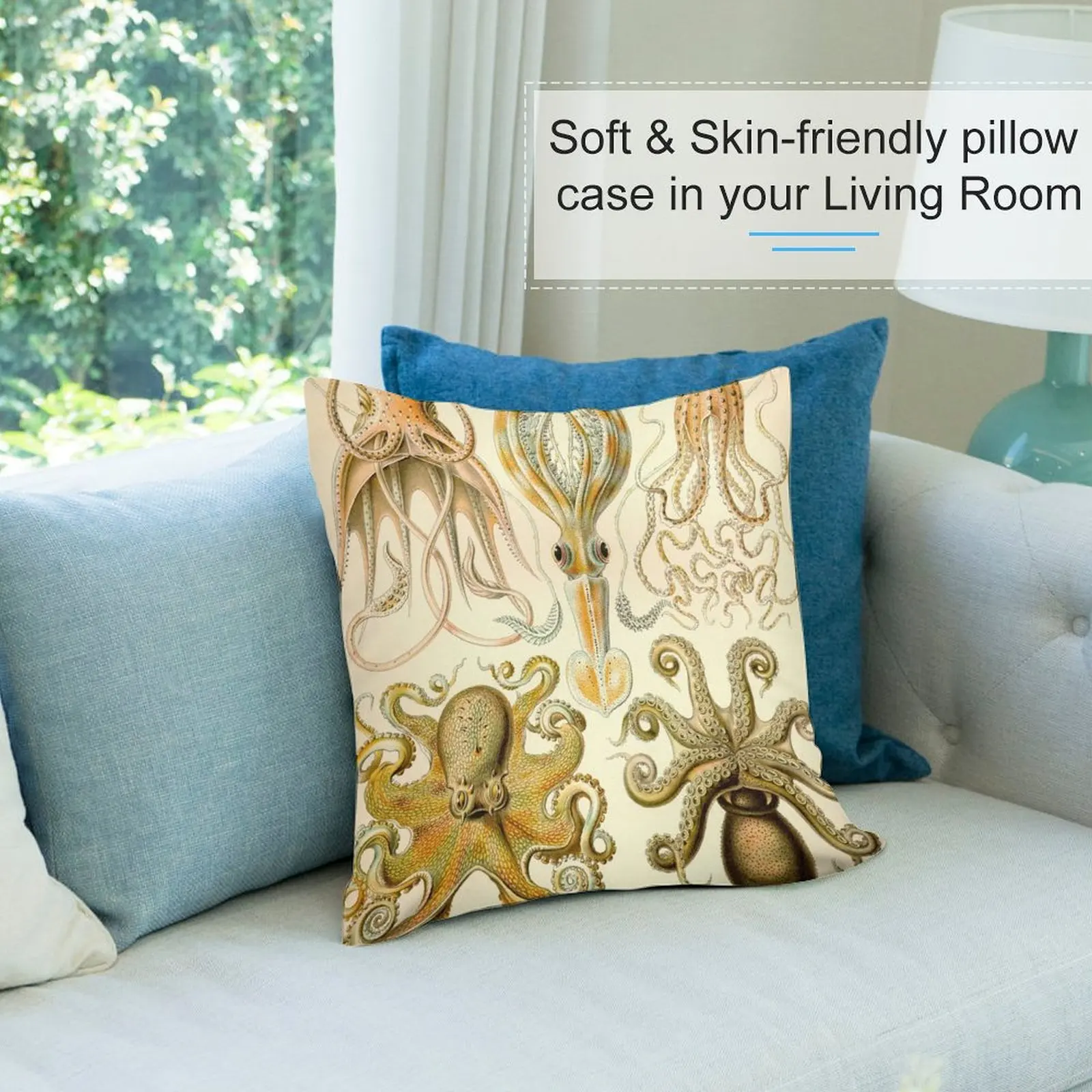 Рождественские наволочки Gamochonia Эрнст Haeckel для кровати