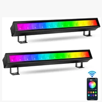 2pcs 36led wash light 45w outdoor waterproof ip65 floodlights app control dimmable rgbcw stage lamp for garden church dj deco