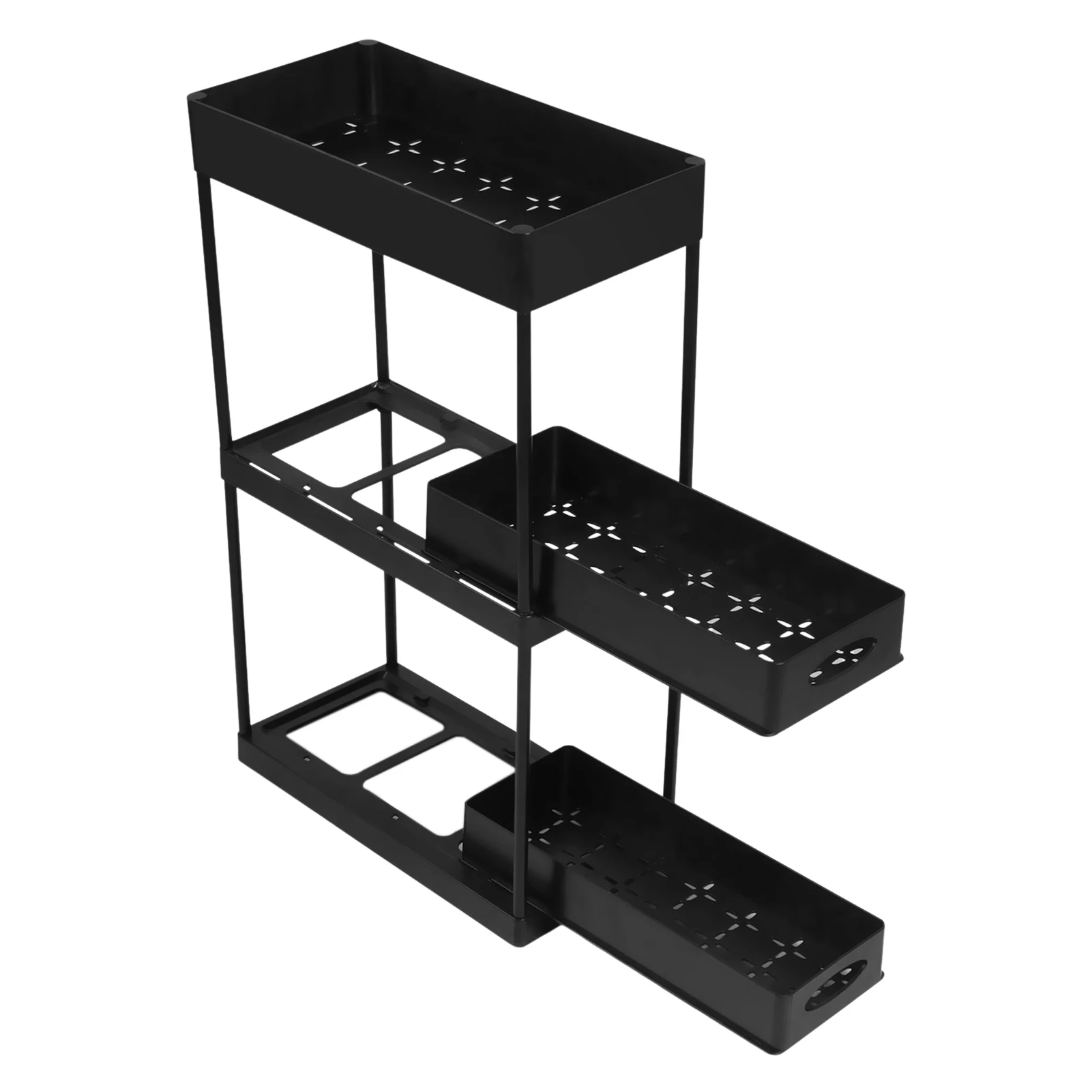 

Slide Out Storage Baskets Simple Trending Organizer Slide Out Basket Organizer Drawer Kitchen Storage Shelves For Cabinet