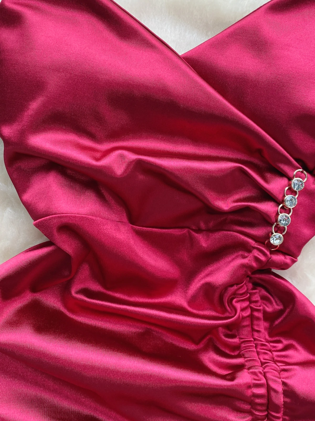 Foamlina сексуальные Клубные наряды 2024 Летняя мода Женская с V-образным вырезом на