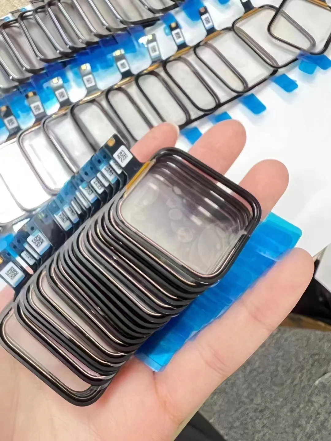 Дигитайзер сенсорного экрана TP + OCA для Apple Watch 38 мм 42 мм 40 мм 44 мм серия 7/6/5/4/3/2/1 сенсорный экран гибкий кабель Запчасти