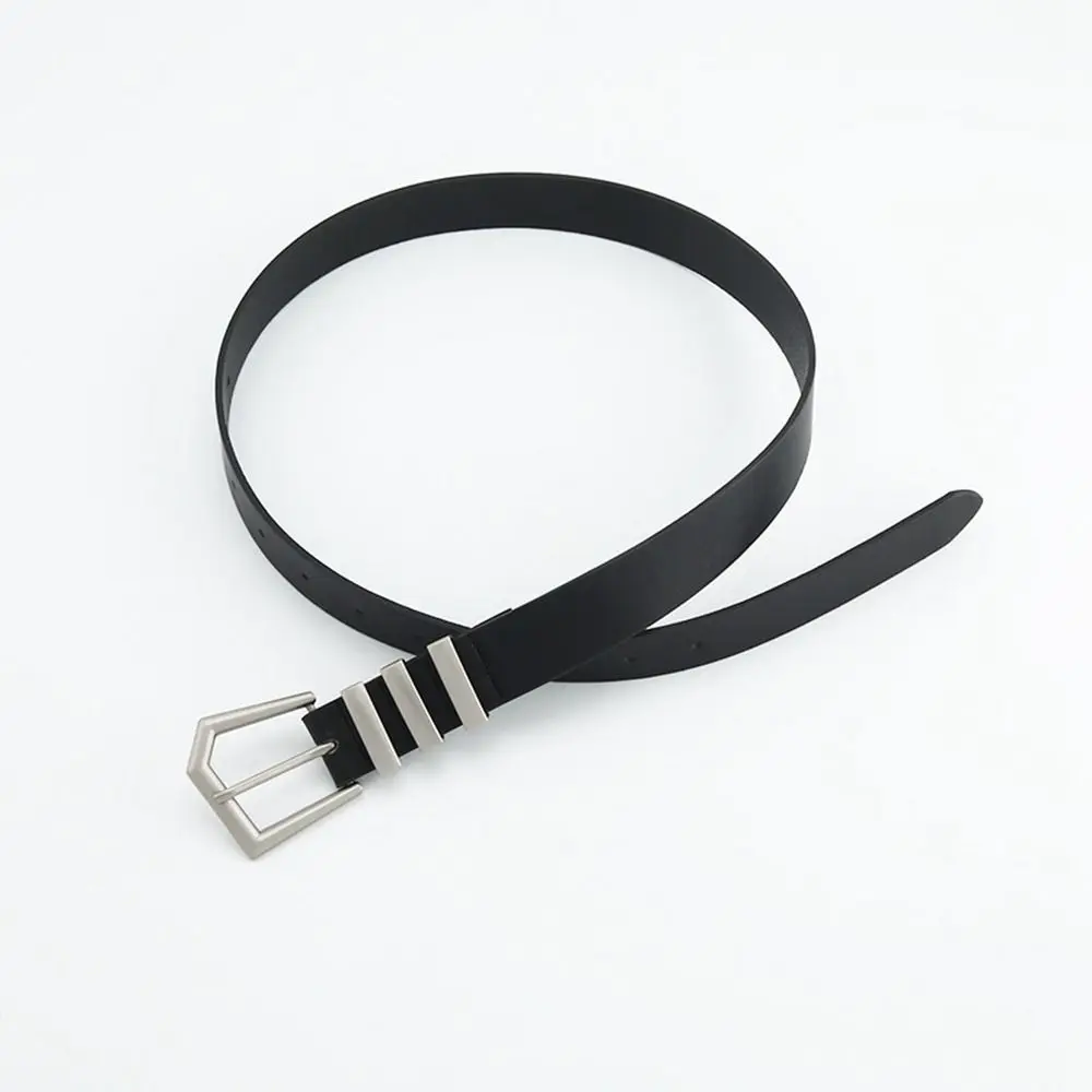 Buckle For Men Versatile Y2k Decorative Jeans PU leather Belt Belt Accessories Korean Waist Strap Female Waistband
