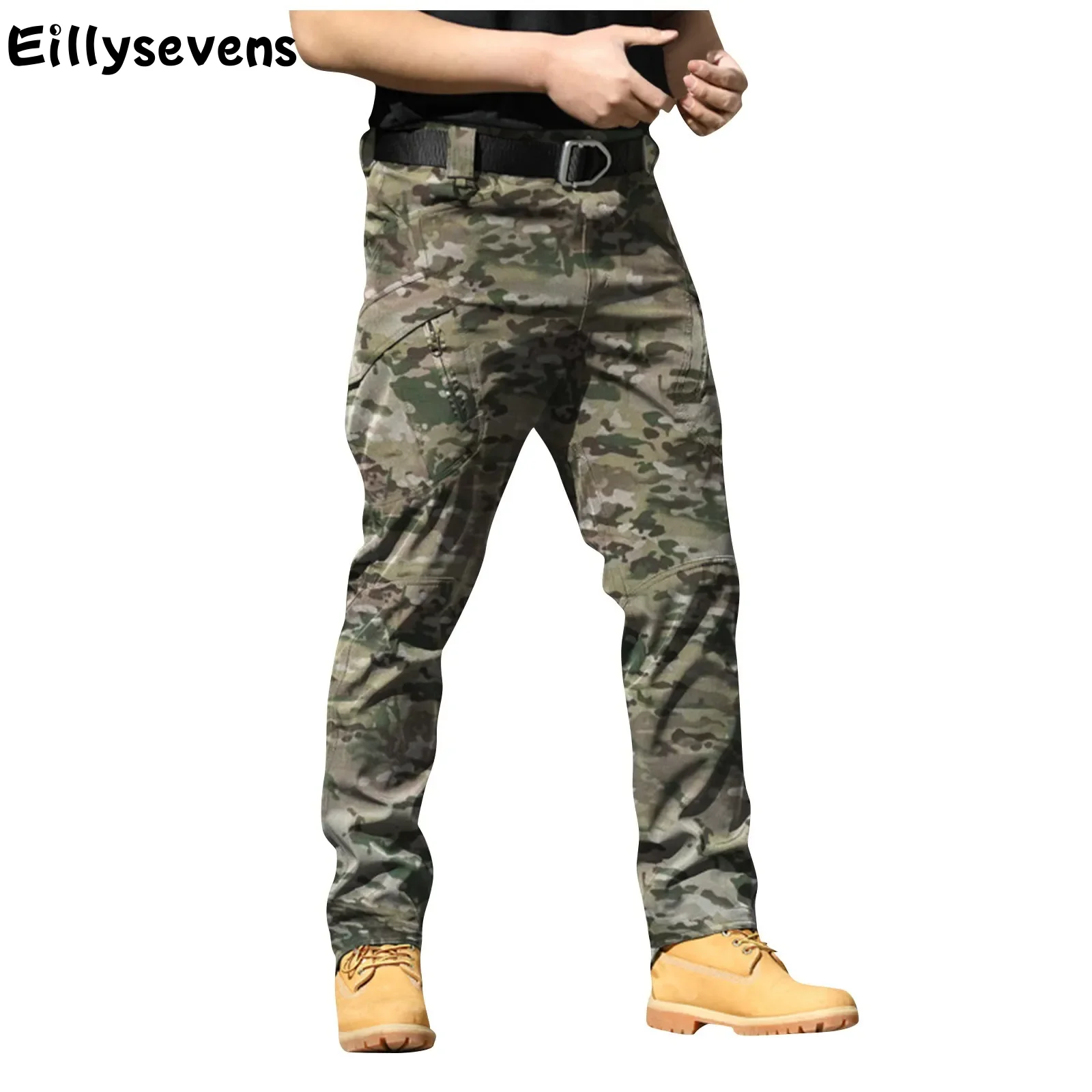 męskich spodni Cargo Military Straight Classic Outdoor Spodnie turystyczne Wojskowa elastyczna tkanina Ix9 służbowe Kombinezon