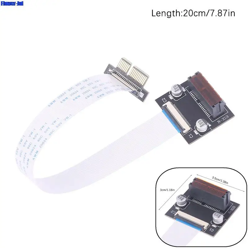 

Pci-e1X FPC PCI-E Express 1X Riser Extension Single Slot High Speed Cable with PCI - E x1 extension cord pci-e 1x riser cable 1x