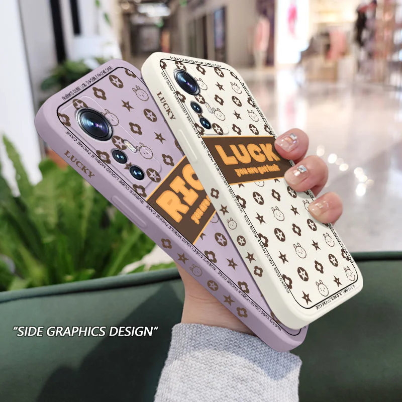 

Lucky Blessing Phone Case For Xiaomi Mi 12 11 Ultra lite 10 10S 9 11T 10T 9T Pro Lite Poco M4 X4 F3 X3 M3 Pro 5G Cover