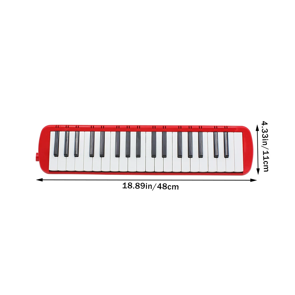 

Melodica Portable ABS 38 Keys Melodica Student Teaching Wind Musical Instrument Green
