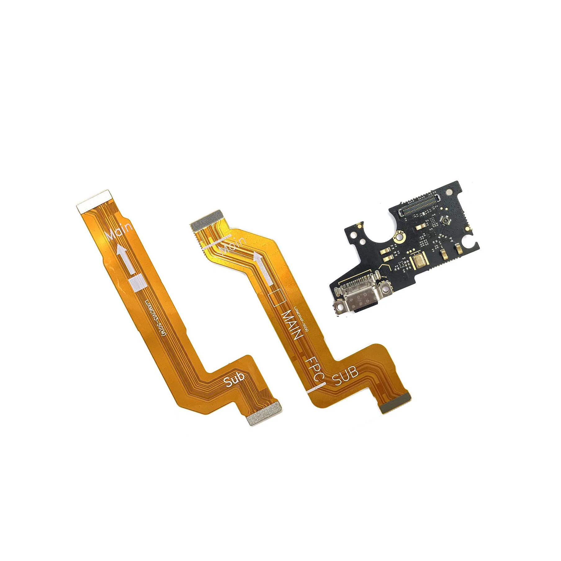 Фото Для Xiaomi Civi, Civi2, Civi3, 4Pro, 5Pro, Max, Max2, Max3, Mix, Mix2, Mix3: гибкий кабель для зарядки, порт USB-зарядки №1