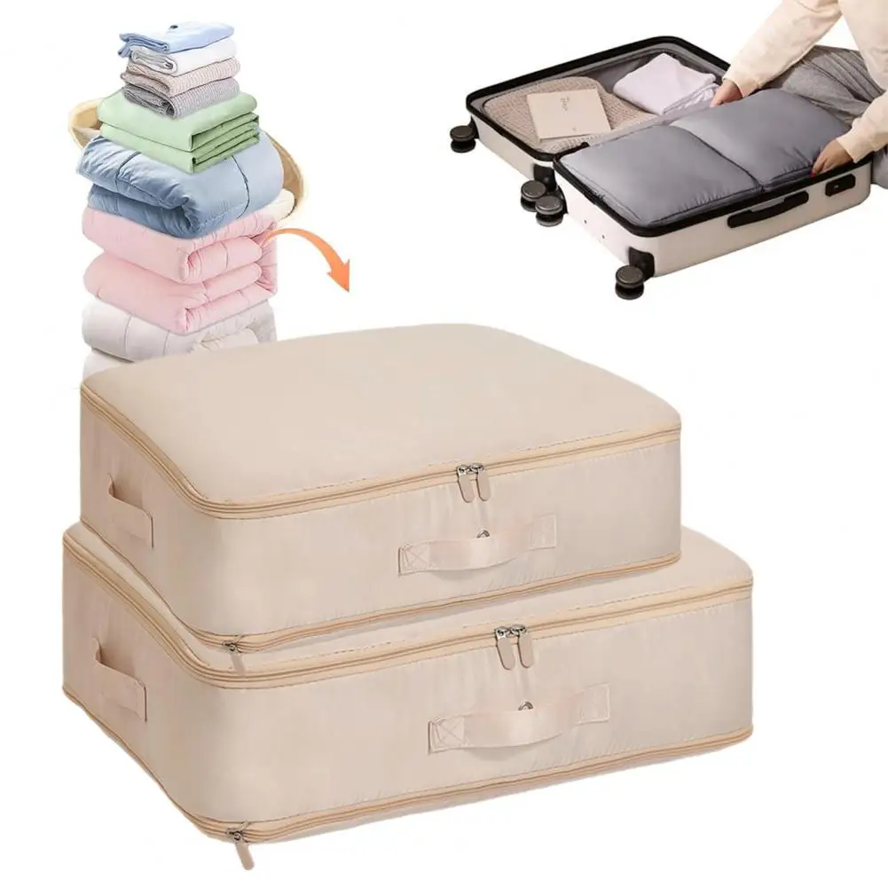 Компрессионная Компактная сумка для хранения с застежкой-молнией и ручкой