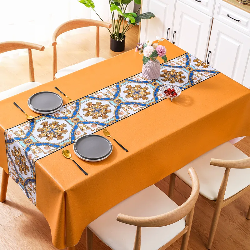 

Fashionable, waterproof, oil resistant and aesthetically pleasing tablecloth_AN2736