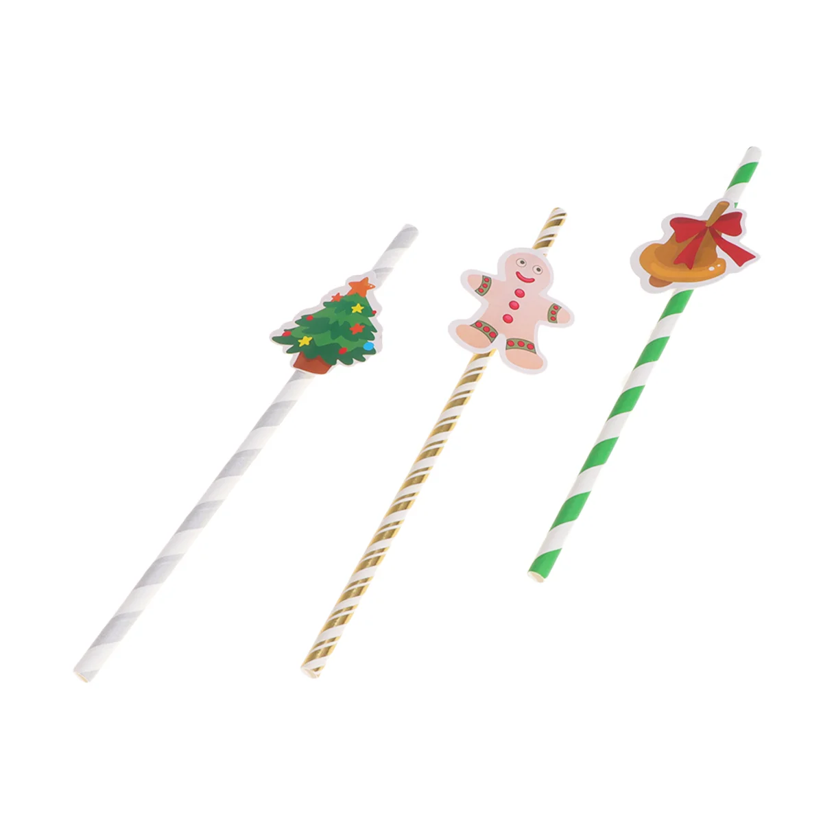 

Christmas Straws Straw Paper Drinking Party Decoration Table Bulk Birthday Festival Theme Stripe Tree Goodiecocktailfriendly