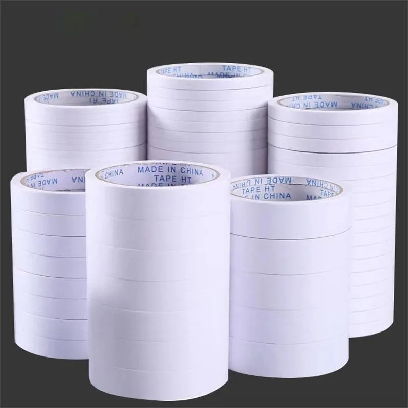 10Pcs Colorless Translucent Double-Sided Adhesive Tape For Office Supplies