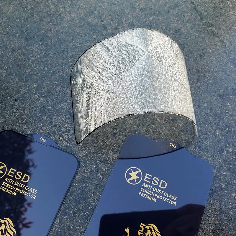 25 PCS ESD Anti Static Screen Protector Anti Dust Tempered Glass For Samsung Galaxy A12 A22 A21S A02