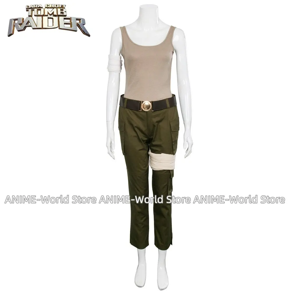 Фото Новый костюм Lara Croft Tomb Raider Lara Croft, костюм на Хэллоуин, Рождество, игра, косплей для взрослых и женщин, карнавальный костюм на заказ №3
