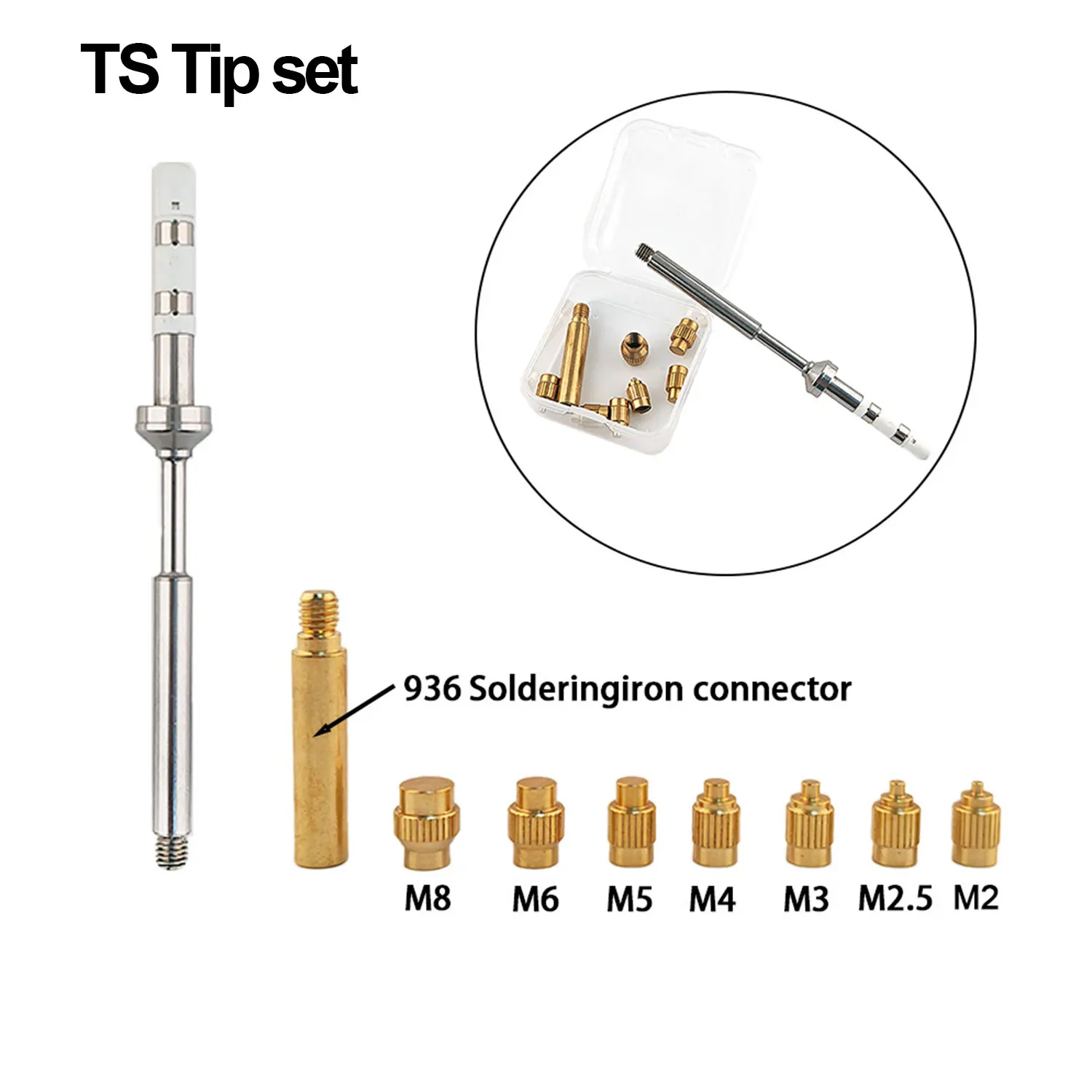 

Комплект нагревательных вставок TS/T65 для паяльников TS100/TS101/PINE64