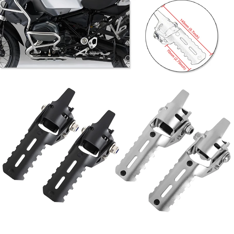 

Motorcycle Highway Front Foot Pegs For BMW R1250GS Folding Footrests Clamps 22-25mm R 1200 GS Adventure LC HP For Tiger Explorer