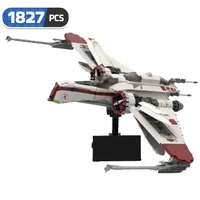 moc space wars arc 170 ucs heavy fighter building blocks set cloned human galactic empire aircraft assembly toys for kid gifts