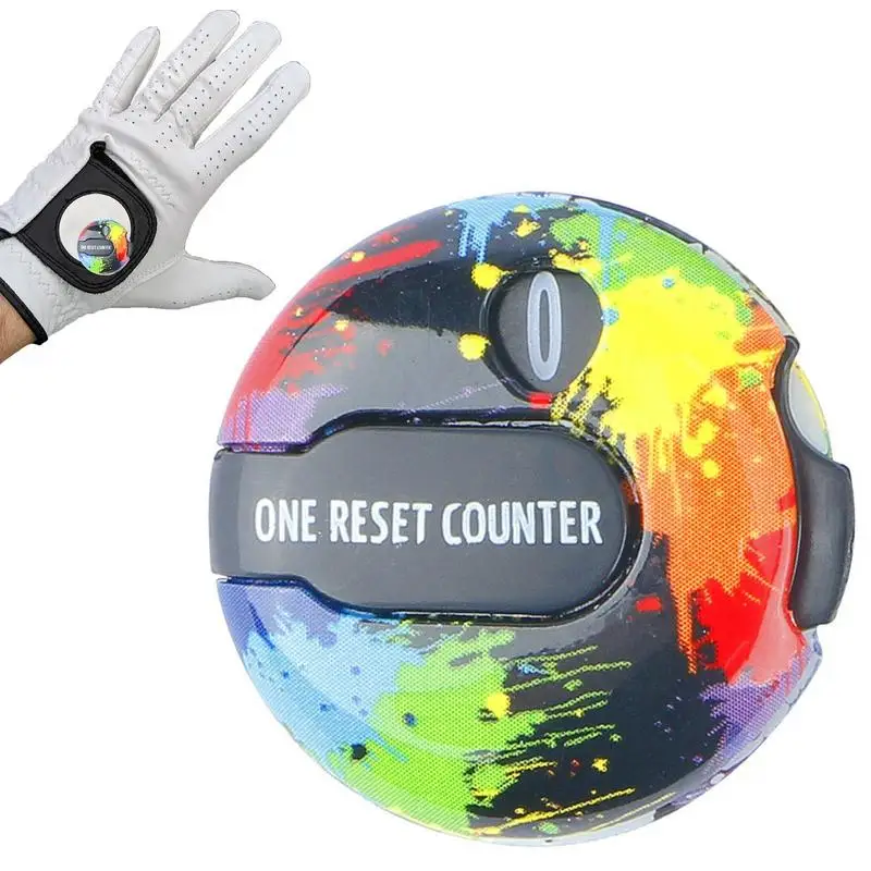 Мини карманные клюшки для игры в гольф цифровые с зажимом перчаток инструмент