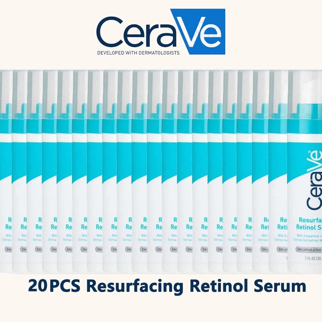 

20PCS CeraVe Resurfacing Retinol Serum 30ml Anti-wrinkle And Aging Reduce Wrinkles Lines for Post-Acne Marks Pores Brightening