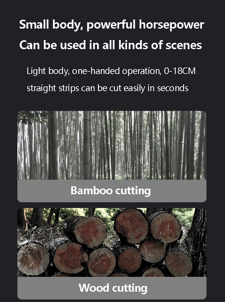 Бесщеточная Беспроводная бензопила 8 дюймов 1980 Вт ручная садовая электропила