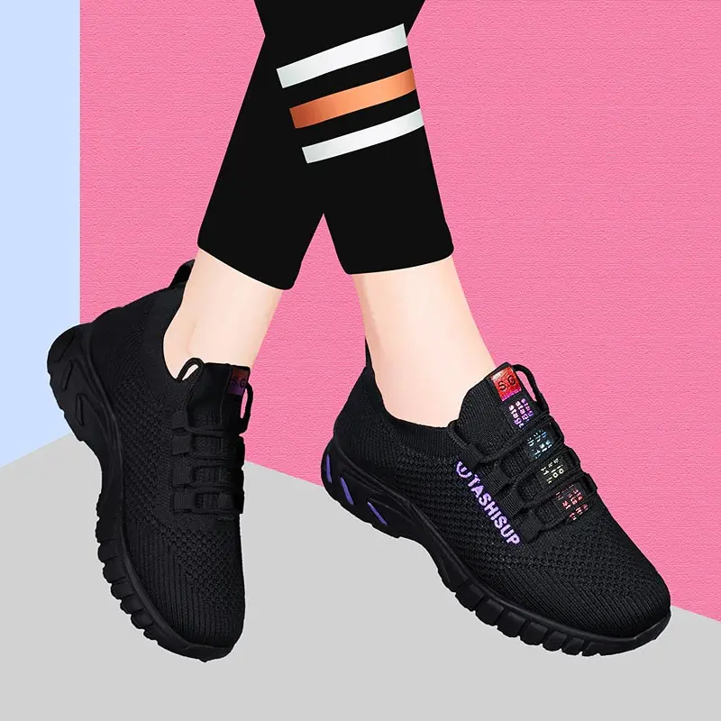 

Sporty Woman Suit Shose Tennis Running Woman Teenage Sports Woman Casual Sneackers Leather Sneakers Husband Trainers