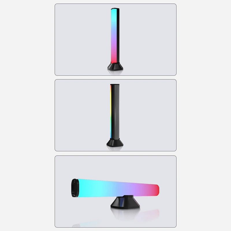 

USB Atmosphere Light 5W RGB+W Desktop Voice-Activated RGB Magic Color Pickup Light Home Decorative Bedroom Night Light